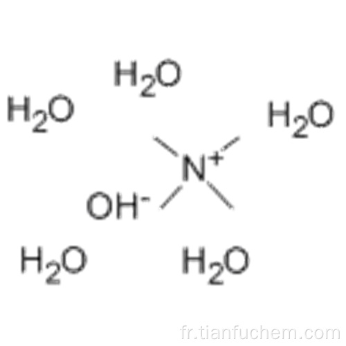 Méthanaminium, N, N, N-triméthyle, hydroxyde, hydrate CAS 10424-65-4